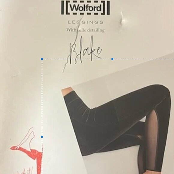 Wolford Blake Leggings EU38 Size: 8 Color: Black 19296 - Picture 3 of 5
